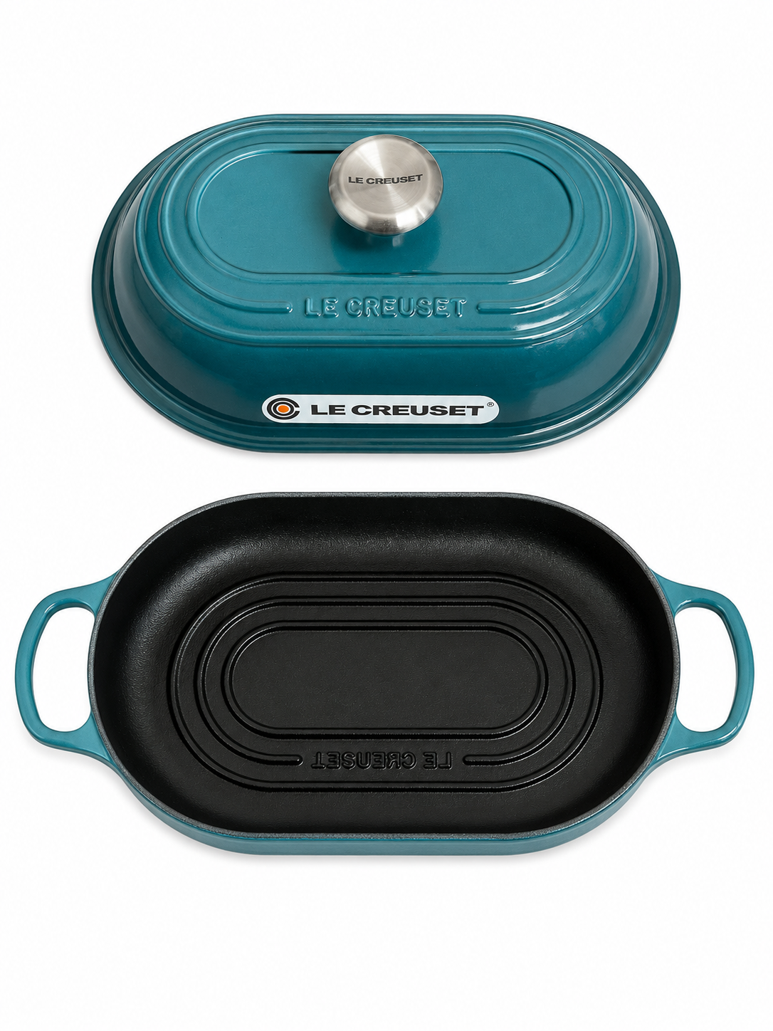 Le Creuset gietijzeren broodpan 29 cm 1.2 Liter– Artichaut (ovaal)