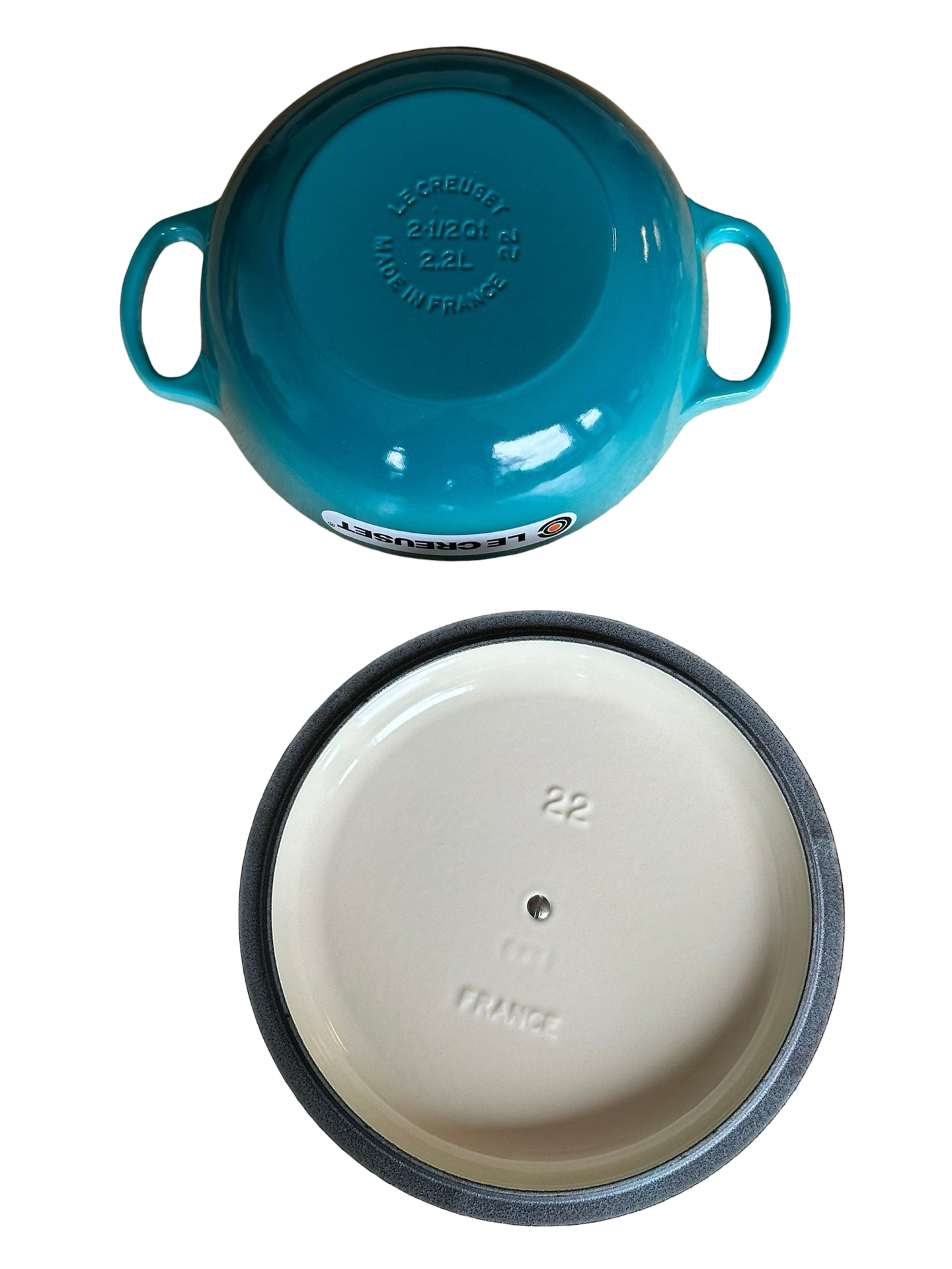 Le Creuset gietijzeren Marmite 22 cm – Riviera Blue