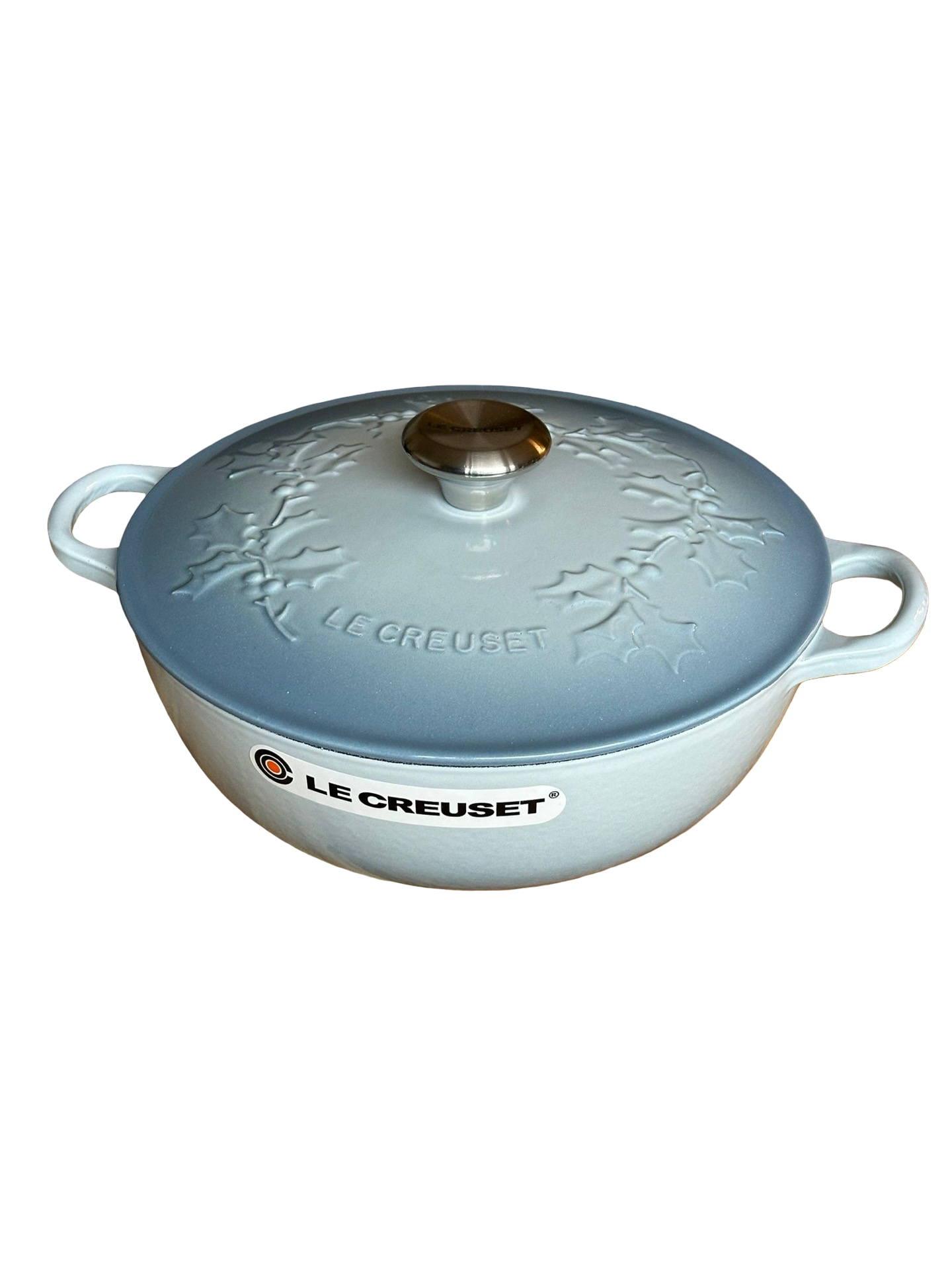 Le Creuset Holly Marmite 26 cm – Coastal Blue