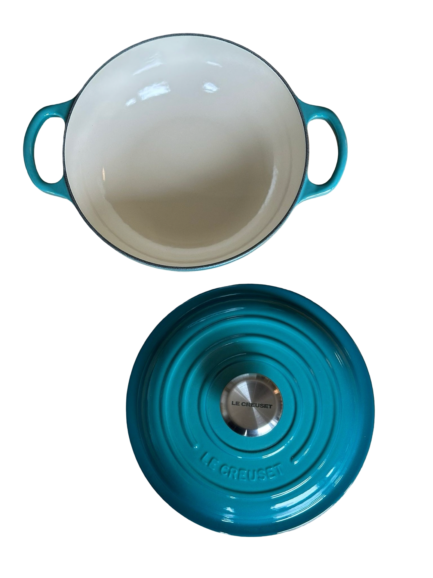 Le Creuset gietijzeren Marmite 22 cm – Riviera Blue