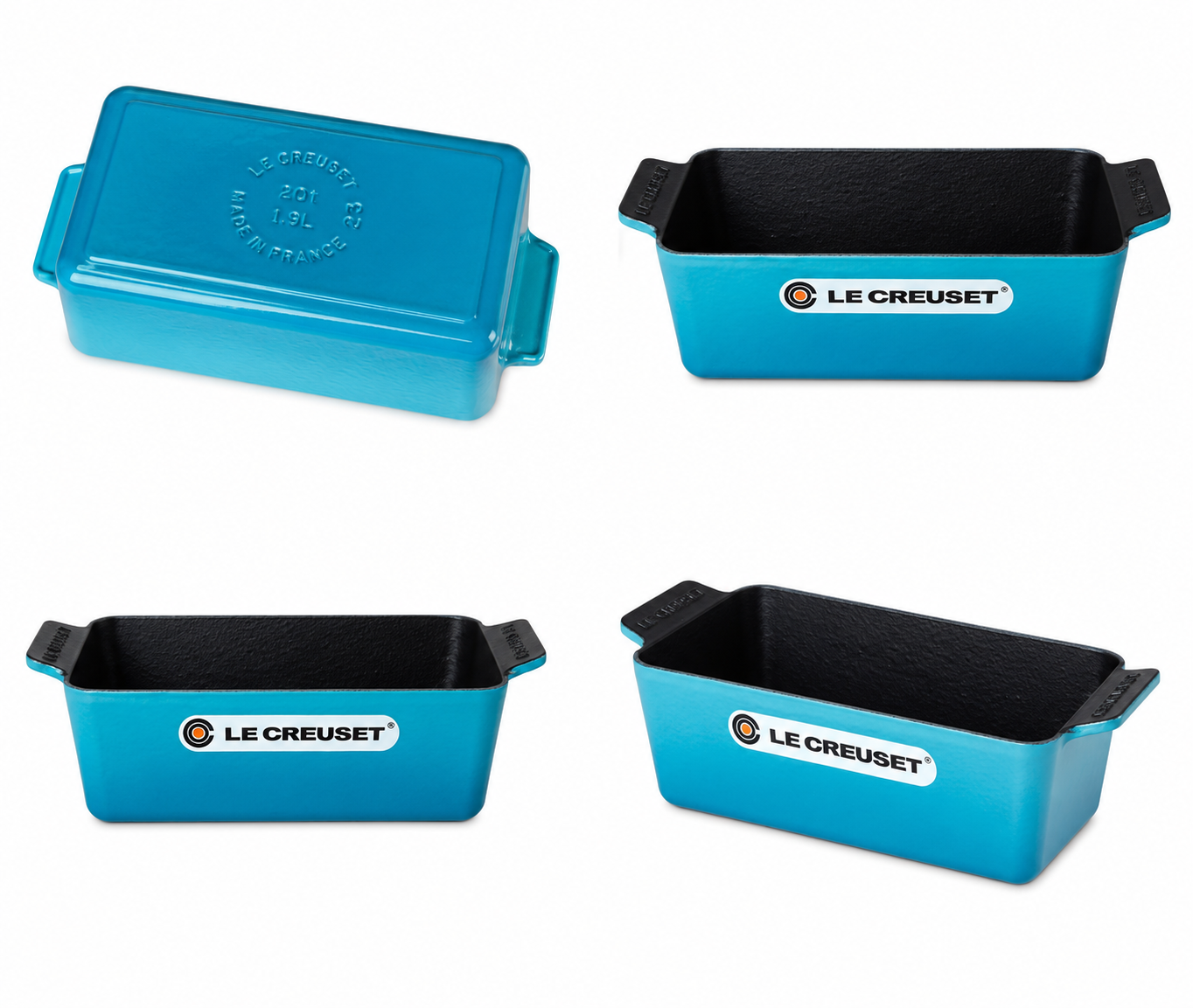 Le Creuset gietijzeren bakvorm 23 cm – Riviera Blue (1,9 liter)