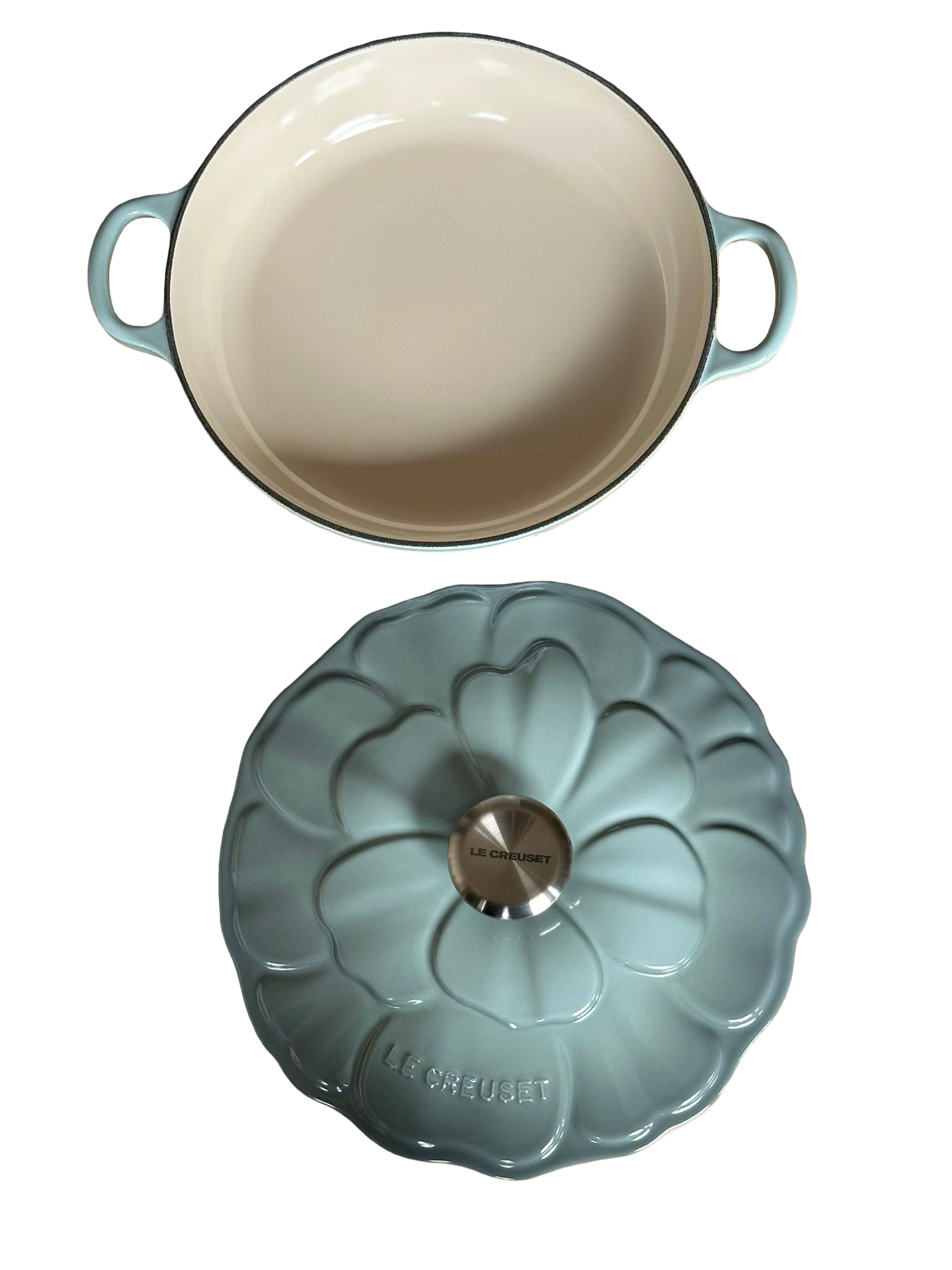 Le Creuset bloesem Campagnard 26 cm – Sea Salt